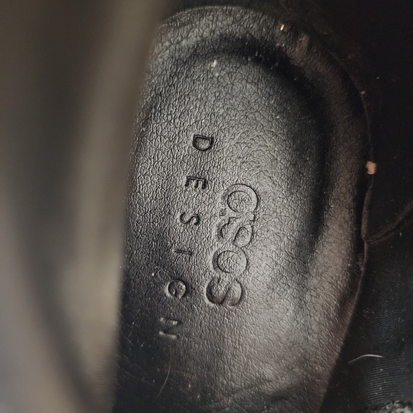 ASOS.Elegant Black Quilted Knee-High Boots.siz 7.Like New - Picture 7 of 8